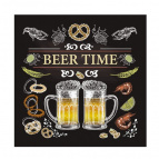 Подставка под горячее "BEER TIME". Размер 14х14см NEW