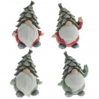 Фигурка декоративная "Гном", L12,5 W10,5 H16,5 см, 4в.