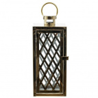 Подсвечник "Фонарь", L14 W14 H35 см