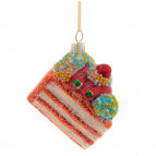 Украшение новогоднее "Торт", L6 W7,5 H8,5 см