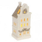Фигурка декоративная "Домик" с подсветкой L6,8 W5,7 H15,7 см (2хLR44, не прилаг.)