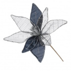 Цветок искусственный "Пуансеттия", L20 W20 H36 см