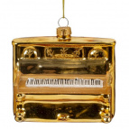 Украшение новогоднее "Пианино", L10 W5 H9,5 см