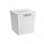 Коробка для хранения квадратная "Лофт" с крышкой 23л 294х294х301 (белый)