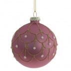 Украшение новогоднее "Шар", D 7 см, L7 W7 H9 см   Стеклянный