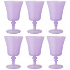 НАБОР БОКАЛОВ ИЗ 6 ШТУК "ICONIC" PURPLE 300МЛ