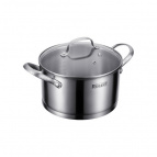 65-0422 Кастрюля со стек. кр. 4,5л; 22х12 см Linea SIRENA