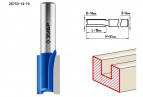 Фреза пазовая прямая, D= 14мм, рабочая длина-19мм, хв.-8 мм, ЗУБР Профессионал