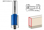 Фреза кромочная с нижним подшипником, D= 19мм, рабочая длина-25,4мм, хв.-12мм, d-19мм, ЗУБР Профессионал