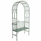 Скамейка, L105 W49 H210 см зеленый