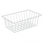 Корзина декоративная металлическая 250х160х90 (белая)