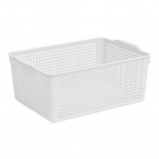 Корзинка "Лофт" 13л 395х272х165мм (белый)