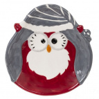 Тарелка "Сова", L17 W16 H3 см