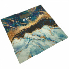 Весы напольные электронные DELTA D-9014 "Синий Оникс" : 180 кг, 30*30см (10)