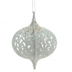 Украшение новогоднее "Шар", D 12 см, L12 W12 H16 см Полимерные материалы