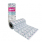 Салфетки вискозные универсальные Узор в рулоне YORK 50шт. (25х30 см)