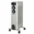 Обогреватель масляный  D11-7  "DELTA", 1500Вт,  7 секций, площ обогр  10-15 м², светло-серый