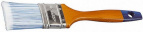 Кисть STAYER "EURO" плоская, "АКВА" для воднодисперсионных и акриловых ЛКМ, искусств щетина, деревян ручка, 1"/25мм