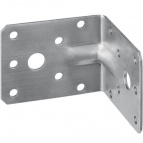 ЗУБР УНКУ-2.0 55 х 70 х 70 х 2 мм, усиленный нержавеющий крепежный уголок (310516-55)