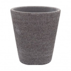 PI1227E Кашпо теракот VASO ORCHID BASIC ETRUSCA d22,5; h26,5 см серо-коричневый (ш/к 2708)