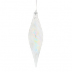 Украшение новогоднее "Капля", L6 W6 H22 см