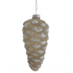 Украшение новогоднее "Шишка", L6 W6 H13,5 см