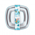 Набор салатников Снежное настроение (0,7+2+3,3л)