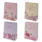 Пакет подарочный (бумага, плотность 210г/м2, блок 12шт), L18 W8,5 H24 см