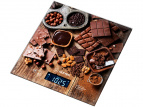 Весы кухонные "шоколад" Hottek ht-962-026 18*20cm,  макс.вес 7кг