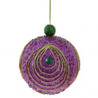 Украшение новогоднее "Шар", D 11 см, L11 W11 H14 см