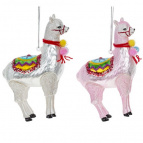 Украшение новогоднее "Лама, L8 W3,5 H12,5 см, 2в.
