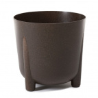 255 Кашпо на ножках FRIDA ECO coffee d34; h32см 19,4л кофе espresso