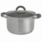 WEBBER BE-359/2 Кастрюля из нерж стали со стеклянной крышкой (d=22; 5,1 л) (6)