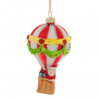 Украшение новогоднее "Воздушный шар", L8 W8 H14 см