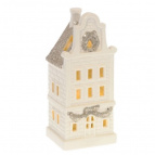 Фигурка декоративная "Домик" с подсветкой L8,4 W7,3 H19,7 см (2хLR44, не прилаг.)