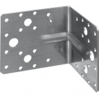 ЗУБР УНКУ-2.0 90 х 100 х 100 х 2 мм, усиленный нержавеющий крепежный уголок (310516-90)