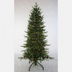 Ёлка искусственная "Зимняя краса", 182 см, 1213 в., с подсветкой 250 LED ламп, работает от сети