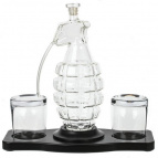 Графин "Граната" 900 мл с 2-мя стаканами 240 мл, L31 W14,5 H30 см