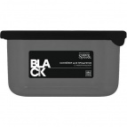 Контейнер для продуктов Sugar&Spice Black квадратный 0,4л с гибкой крышкой