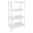 Полка прямоугольная  (4 секции) 415х285х750(Белый)