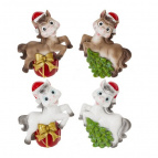 Копилка "Лошадка",  L12 W5 H13 см, 4в.