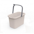 Ведро прямоугольное Smart 9,5л (бежевый)