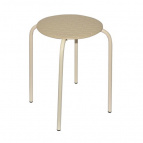 Табурет «Береста» с круглым сиденьем h45 (бежевый)