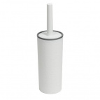 Набор для WC "Венеция" (белый/серебро)