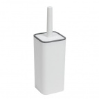 Набор для WC "РИФ" (белый/серебро)