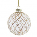 Украшение новогоднее "Шар", D 7 см, L7 W7 H9 см   Стеклянный