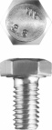 Болт ГОСТ 7798-70, M6 x 10 мм, 5 кг, кл. пр. 5.8, оцинкованный, ЗУБР