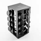 40573 Набор специй 17пр прозрачный, черный