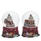 Фигурка декоративная в стекл. Шаре "Новый год", D 6 см, L7 W7 H8,5 см, 2в.