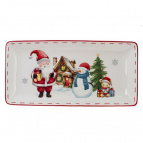 Блюдо "Веселый Новый год", L34,5 W17 H3,5 см